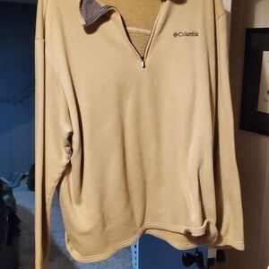Columbia Beige and Gray Pullover